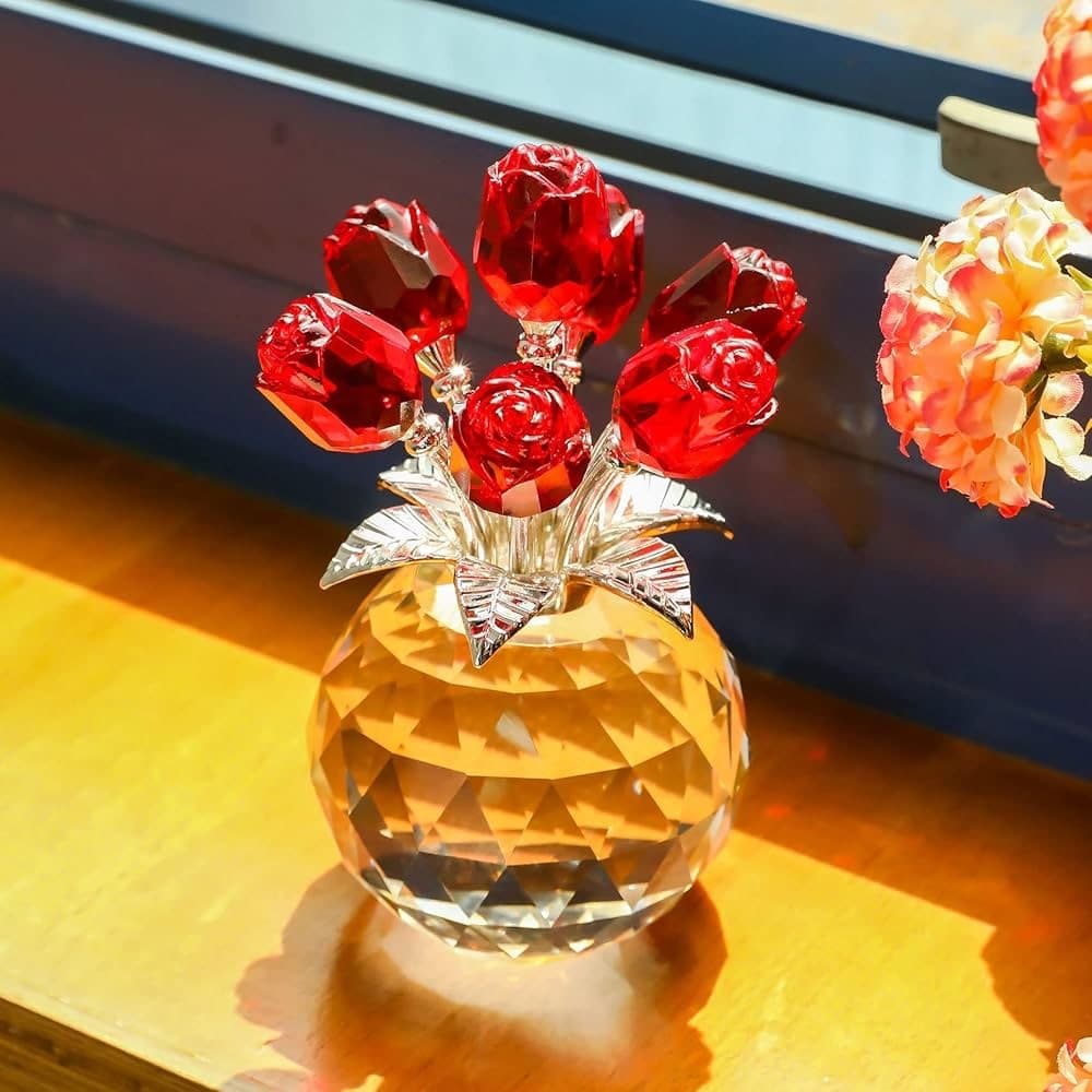 プレゼント クリスタル バラ 枯れない 花 薔薇 ギフト 結婚祝い 記念日 女性