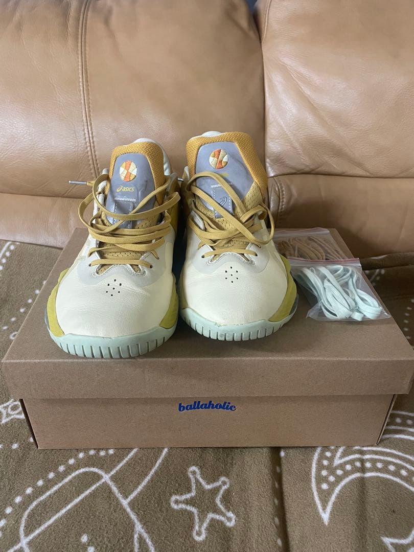 ballaholic バスケットボールシューズ クリーム/イエロー　27cm