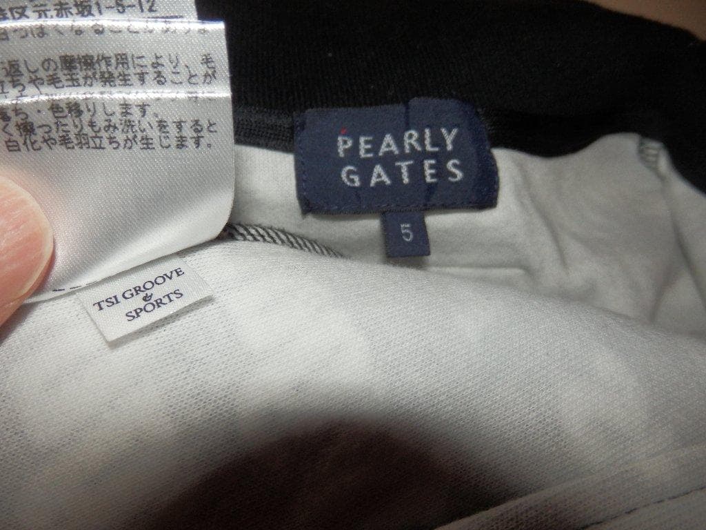 認識タグ有★パーリーゲイツ★ダブルジップジャケット 2020年★サイズ5 L