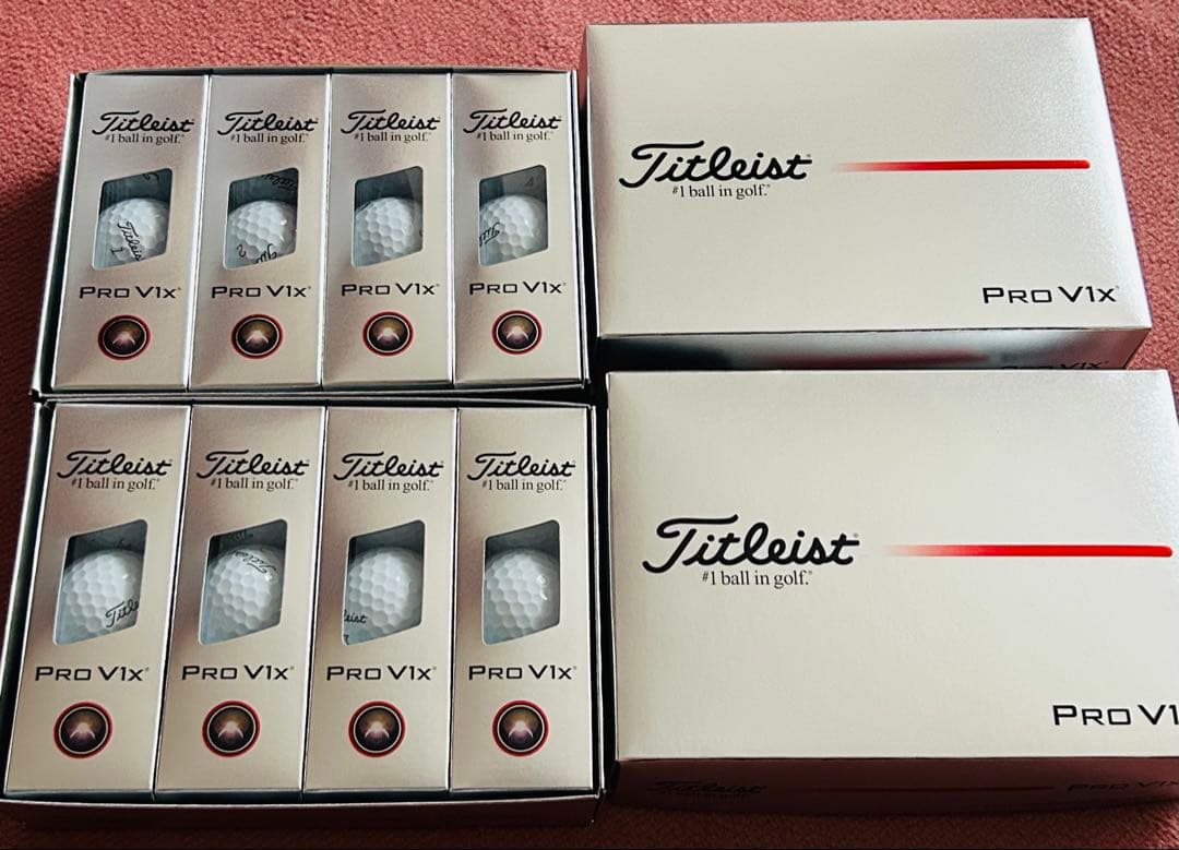 【新品未使用】Titelist タイトリストPROV1Xゴルフボール白 2ダース