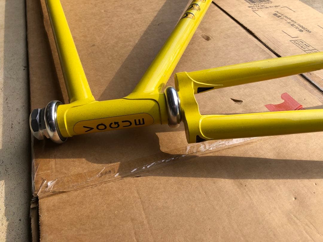 Vogue イエロー ピストフレーム 510mm