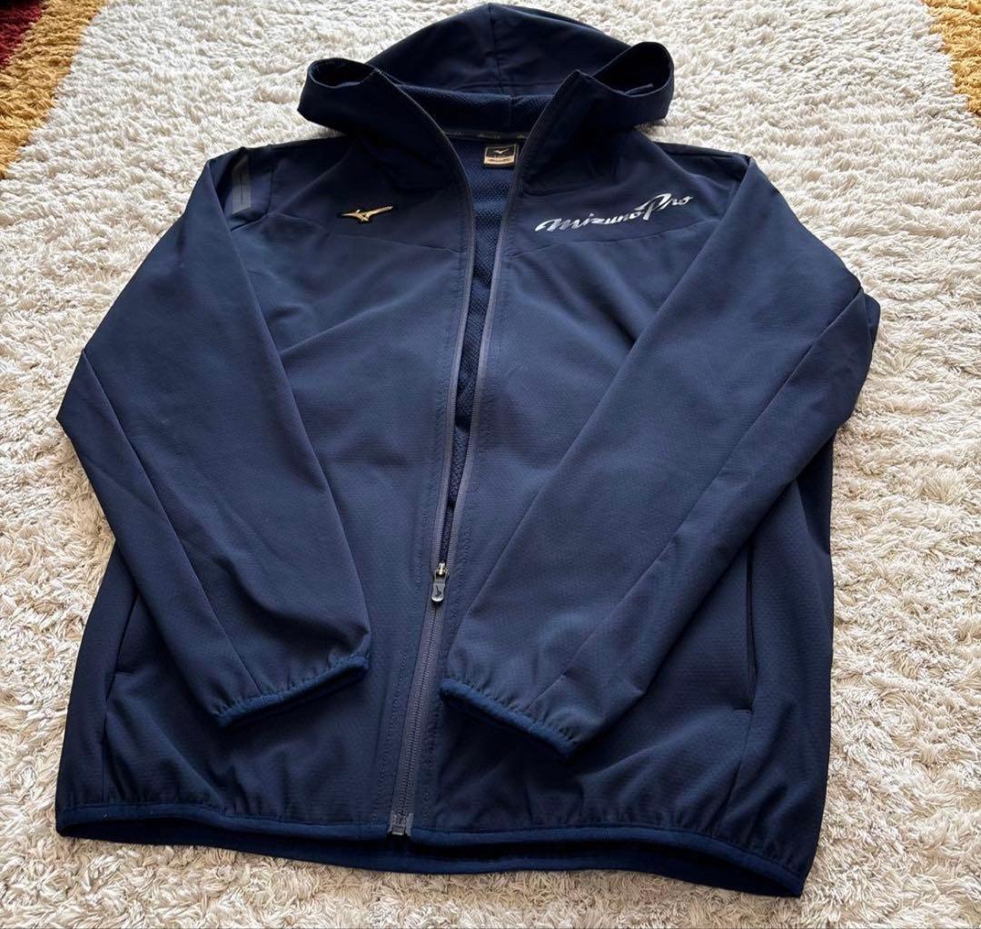 Mizuno Pro テックシールド 上下　L ネイビー