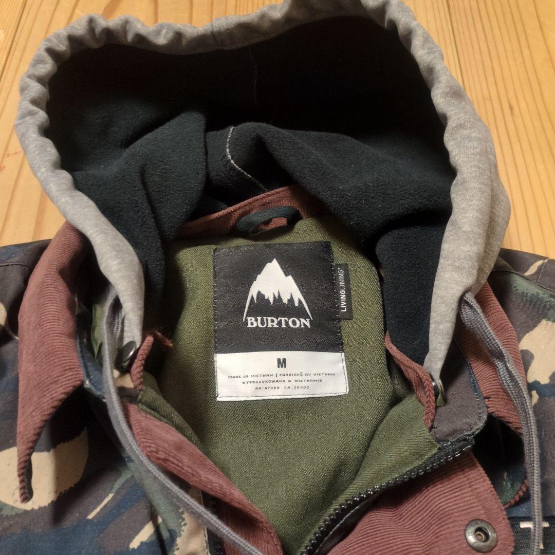 BURTON スノーボードウェア Mサイズ 迷彩