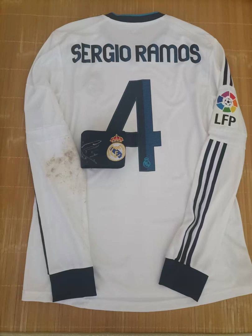 12/13 レアルマドリード #4 RAMOS 選手支給品 実使用
