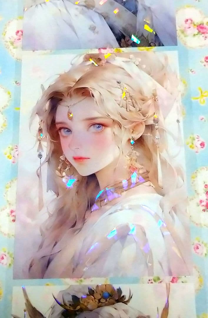 廃盤品✩J835＃旧约(贝壳光)听风芥尘切り売り海外人物女の子AIマステ