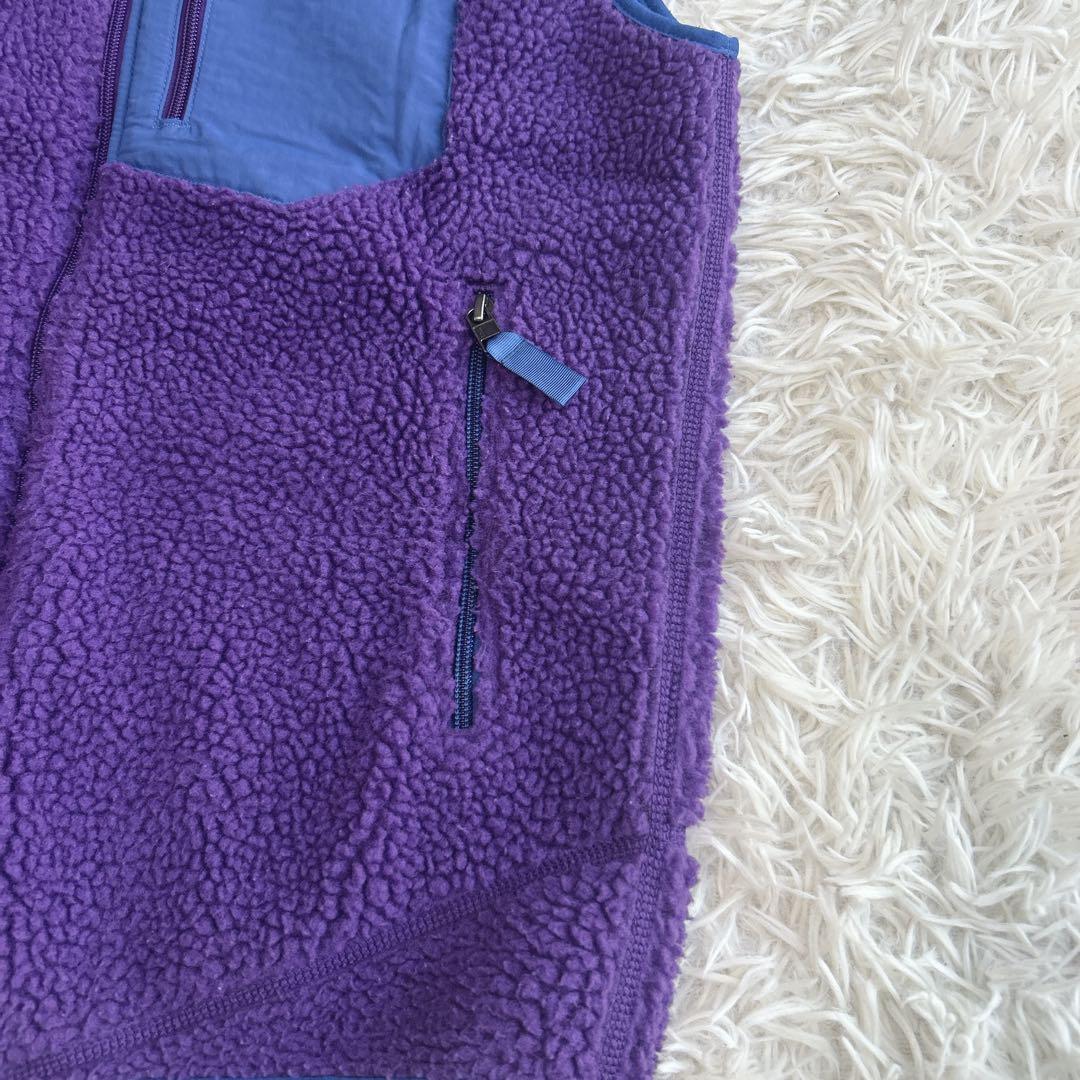美品✨パタゴニア　patagonia レトロX ベスト　パープル　メンズ