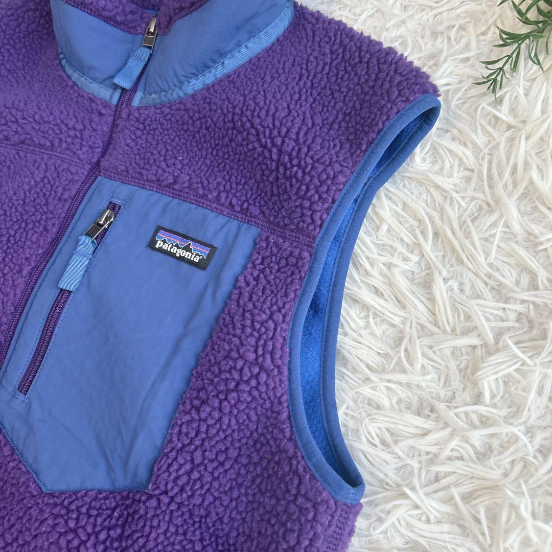 美品✨パタゴニア　patagonia レトロX ベスト　パープル　メンズ