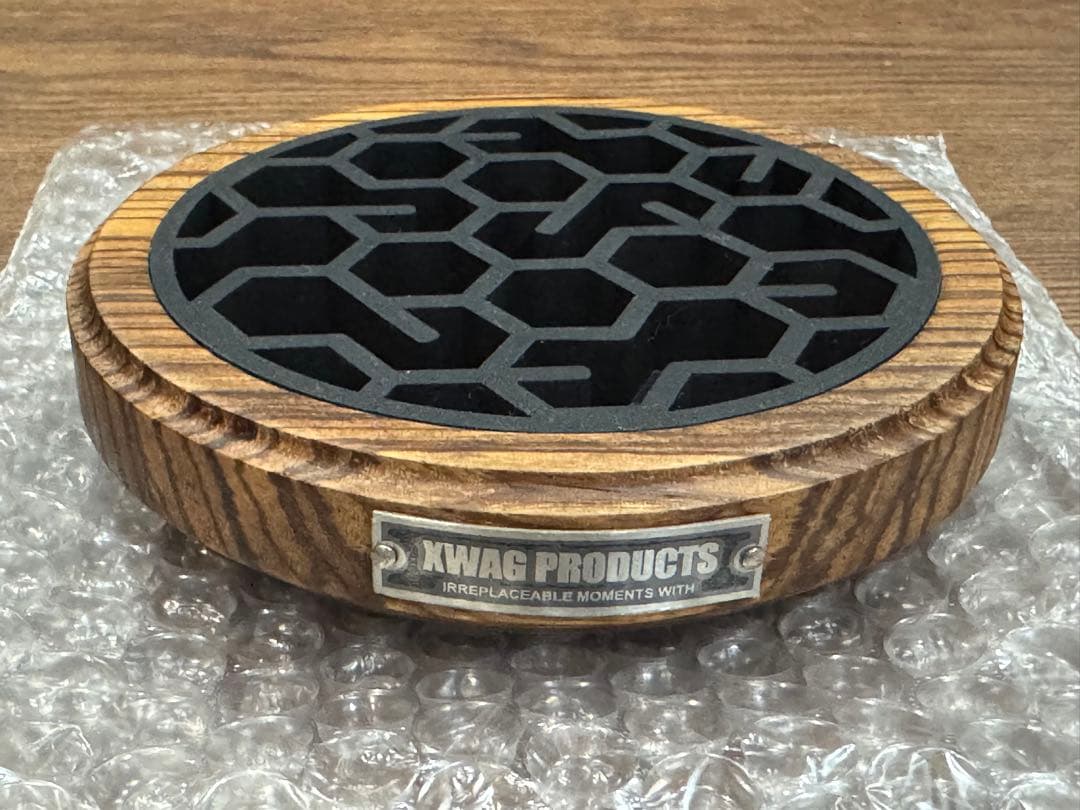 XWAG PRODUCTS X-TAGE ROUNDM コースター ゼブラウッド