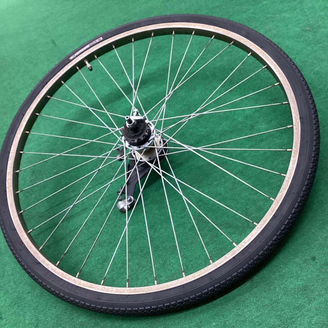 ステンレスリム　後輪 26インチ 内装3段 ローラーブレーキ 電動アシスト自転車