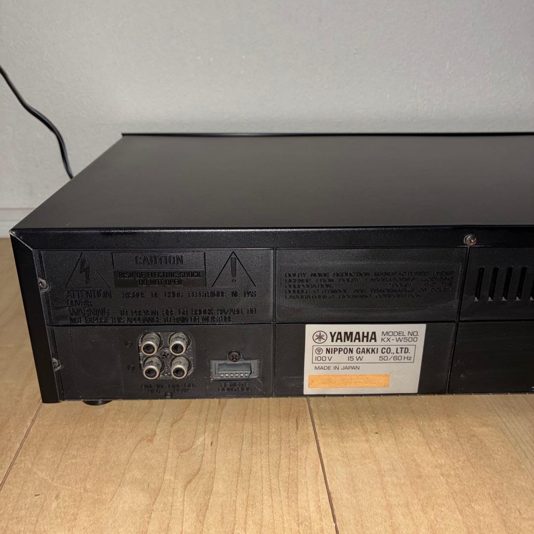 希少・動作品　ヤマハカセットデッキKX-W500　ダブルリバースカセットデッキ