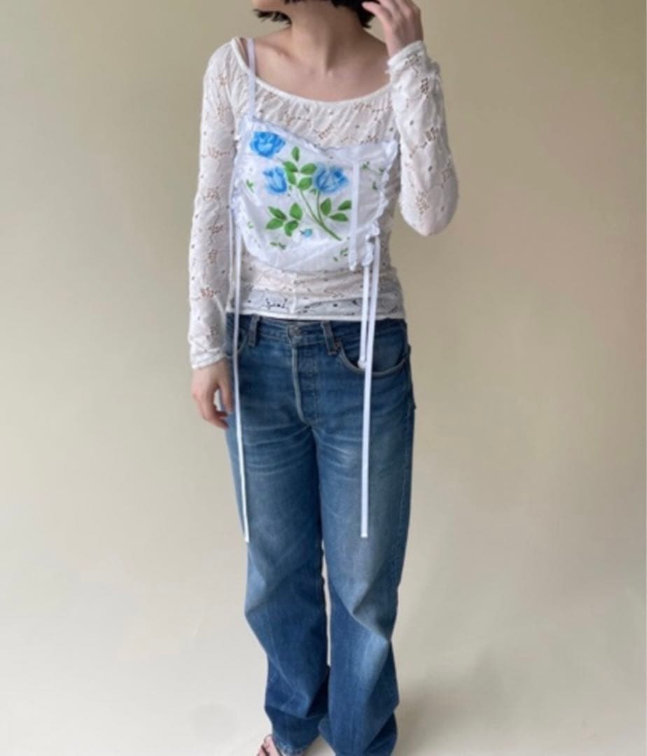 トップス yuhan wang handkerchief camisole
