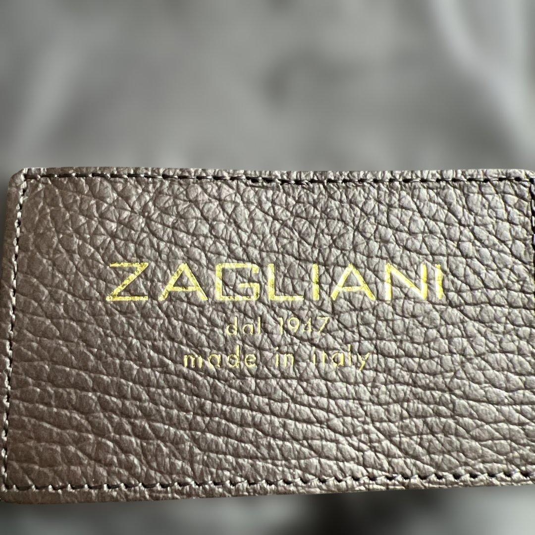 Zagliani ヘビ革 トートバッグ 黒
