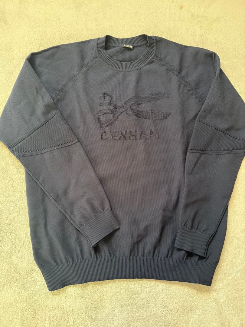 週末限定最終値下げ　DENHAM ネイビー クルーネックセーター