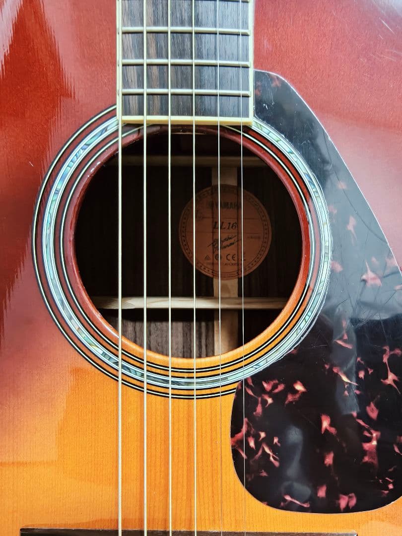 YAMAHA LL16ARE ストラップ サウンドホールカバー付