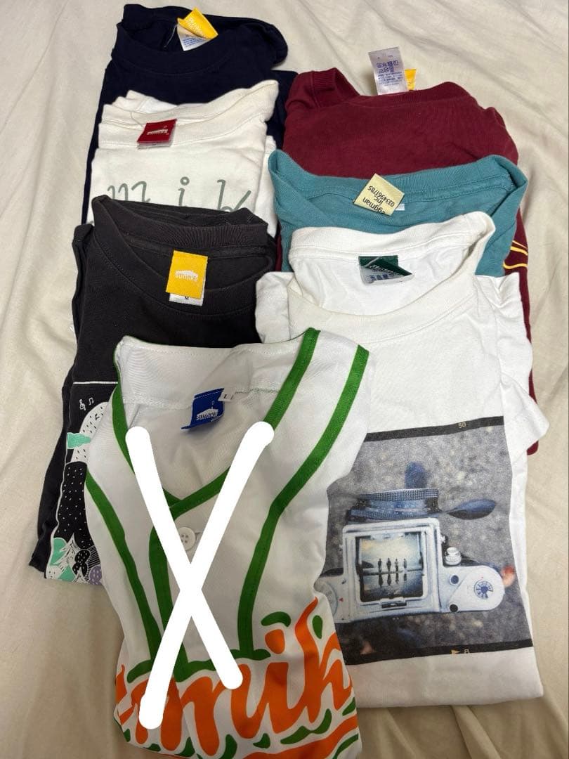 sumika Tシャツセット(トレーナー有6点)