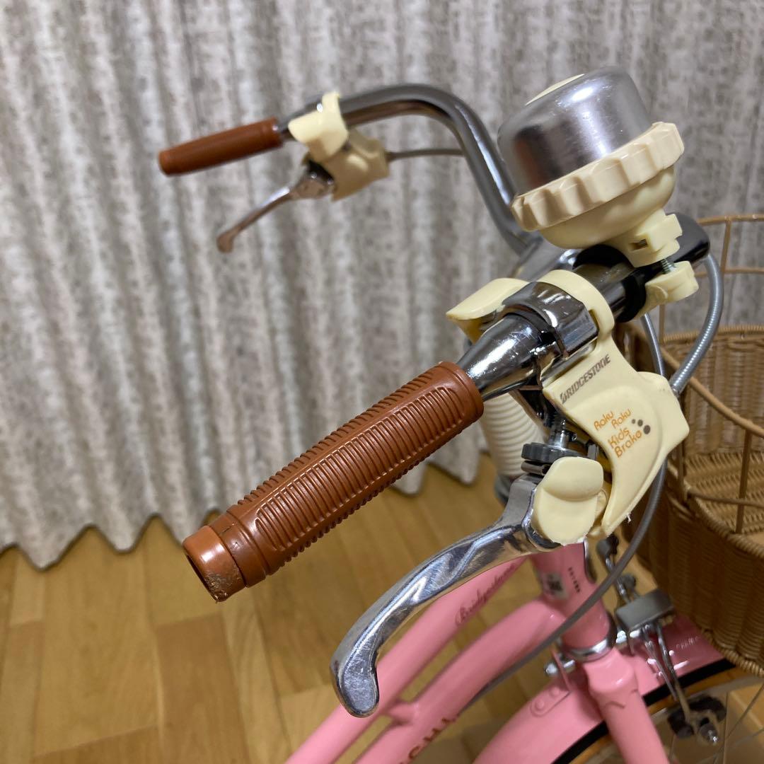 【美品】ブリヂストン　子ども用自転車　18インチ　ピンク