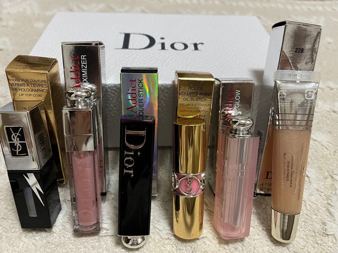 Dior YSL口紅リップグロス 6本セット