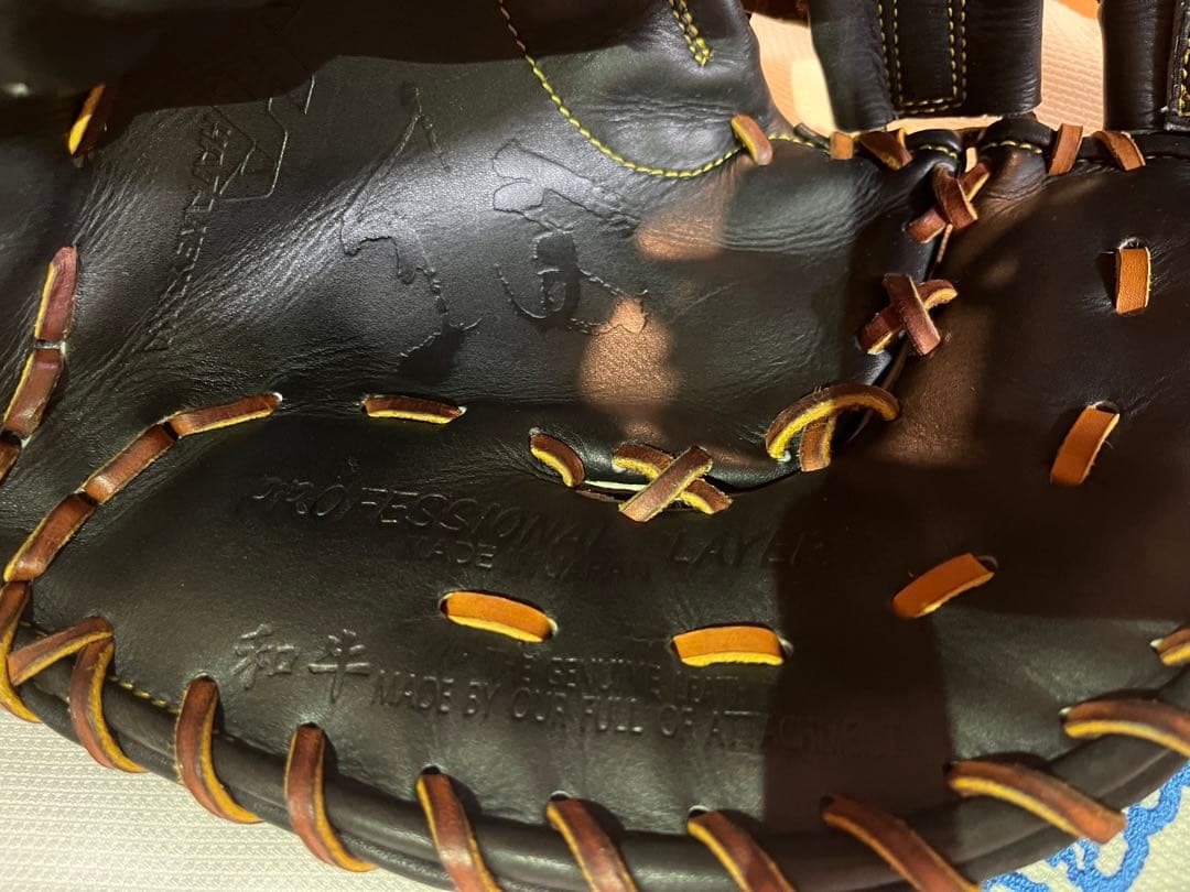 新品　湯もみ型付け済み　硬式ファーストミット　ハタケヤマ　K-F03