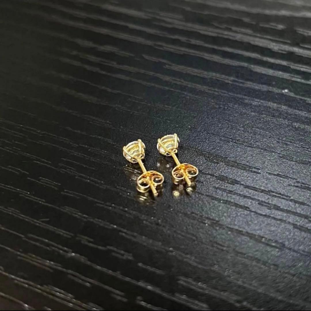 AVALANCHE アバランチ 14Kイエローゴールド スタッズピアス 4mm