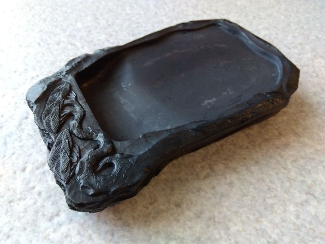 ★時代物★中国★端渓硯★木箱入り★書道★