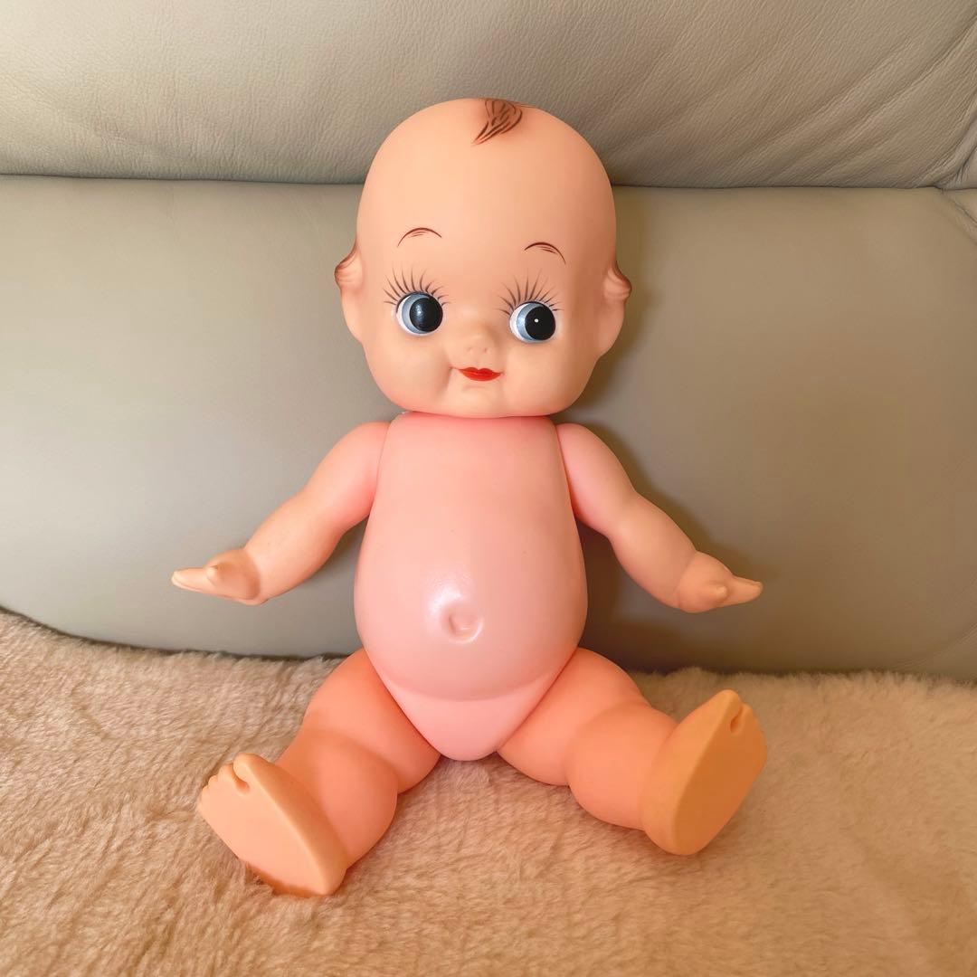 【ヴィンテージ】キューピー　人形　大きめ　昭和レトロ　希少