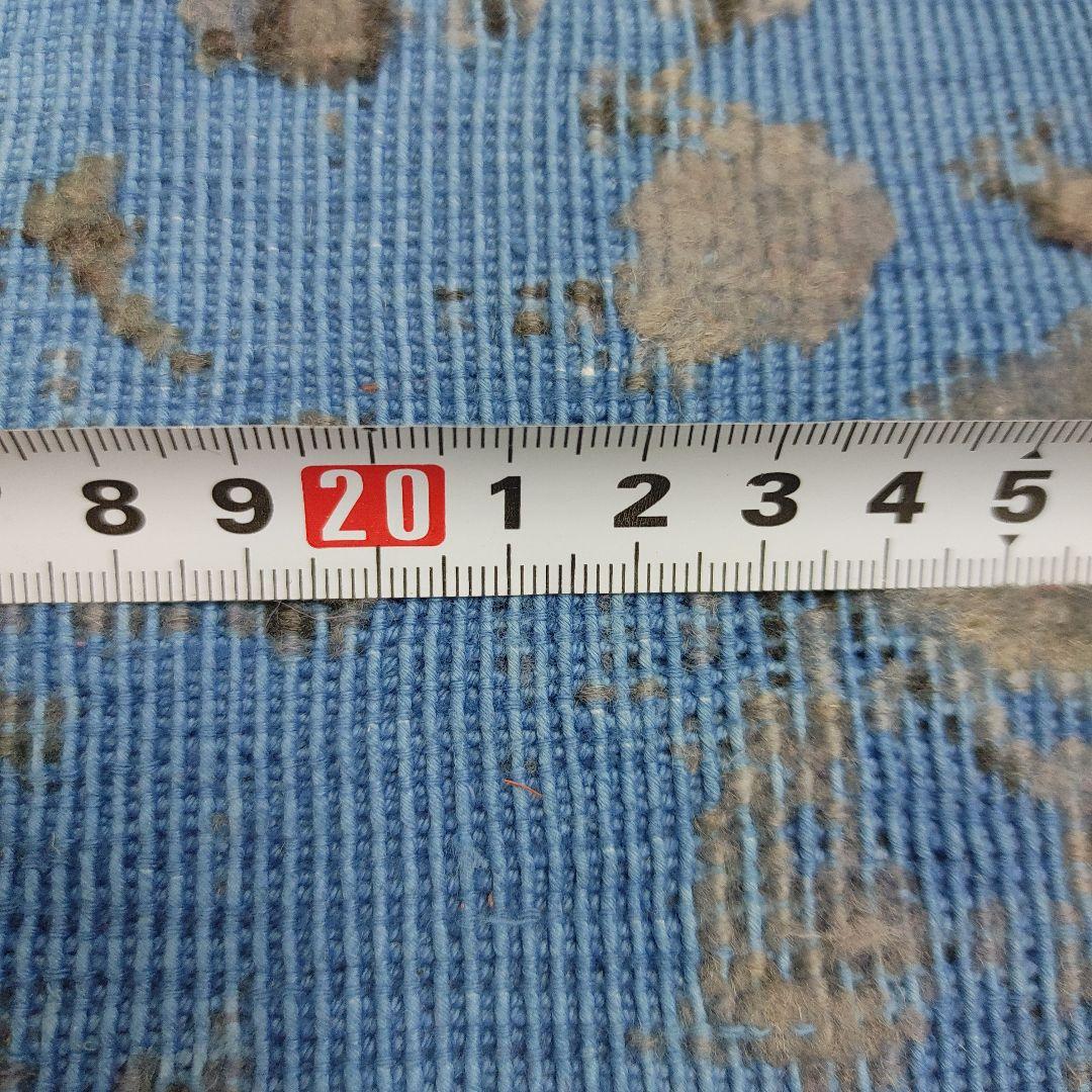 ペルシャ絨毯　手織り　オールド　パッチワーク　z173 497x80 cm