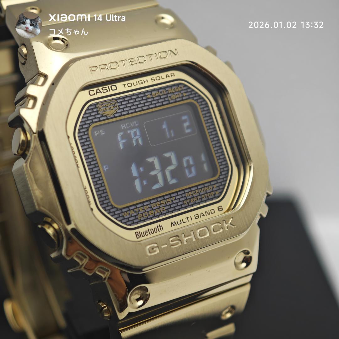 【美品】カシオ G-SHOCK GMW-B5000GD-9JF