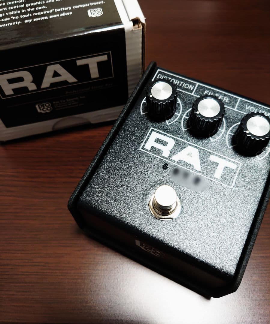 RAT Cult Geek mod ディストーションペダル
