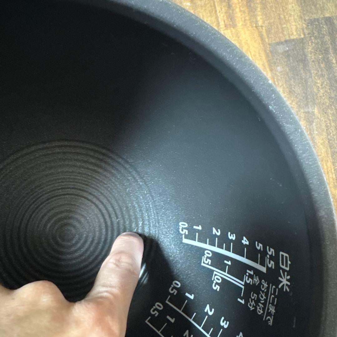 東芝　羽釜炊飯器　真空圧力IH 5.5合炊き　RC-10ZWL