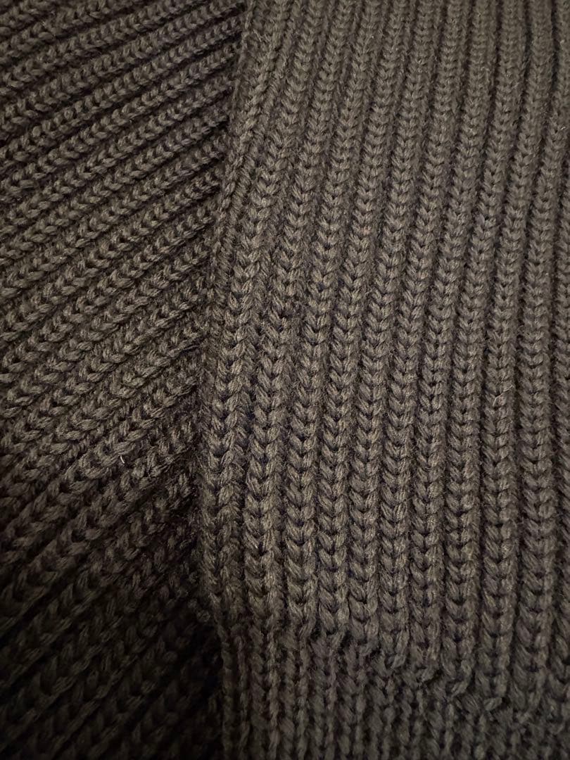 BATONER バトナー　ニット　リブニット　Vネック　カーディガン　サイズ2