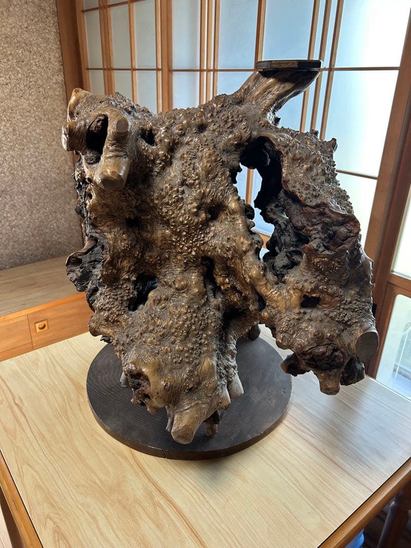 根卓 花台 一枚板 飾り台 古家具 古道具 アンティーク古美術 骨董