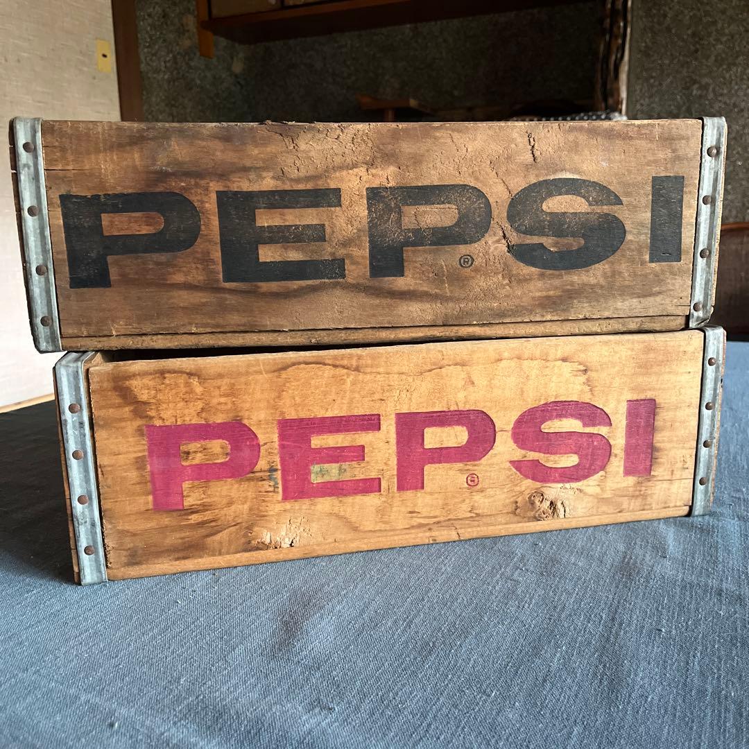 ※2/5までお値引※ PEPSI ペプシ アンティーク　木箱
