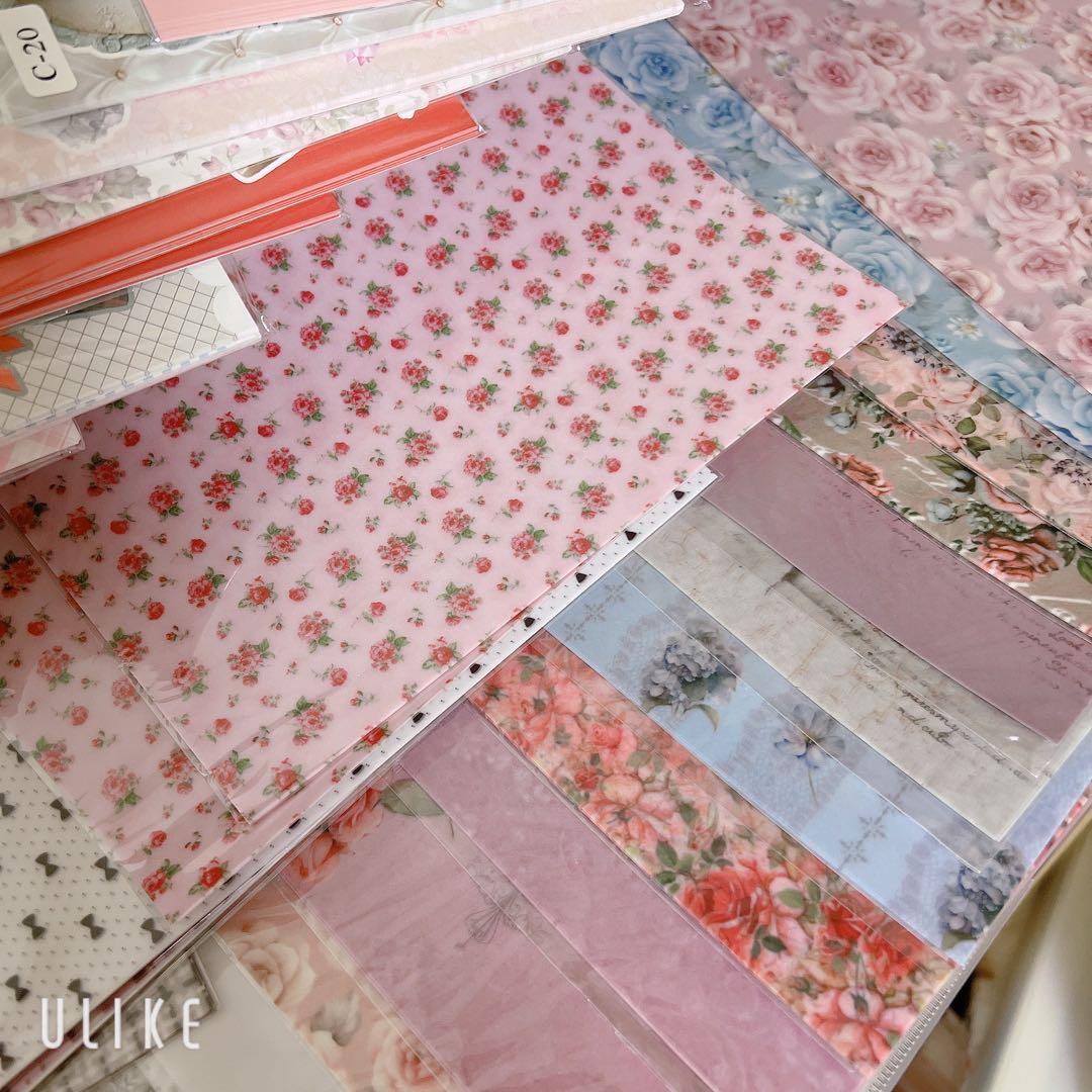 コラージュ素材 トレペ コラージュシート 紙モノ デザインペーパー まとめ売り