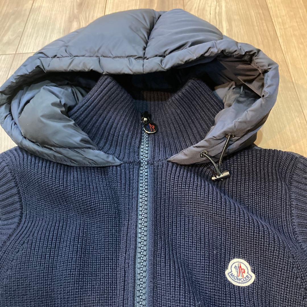 モンクレール MONCLER ニット　ダウンベスト