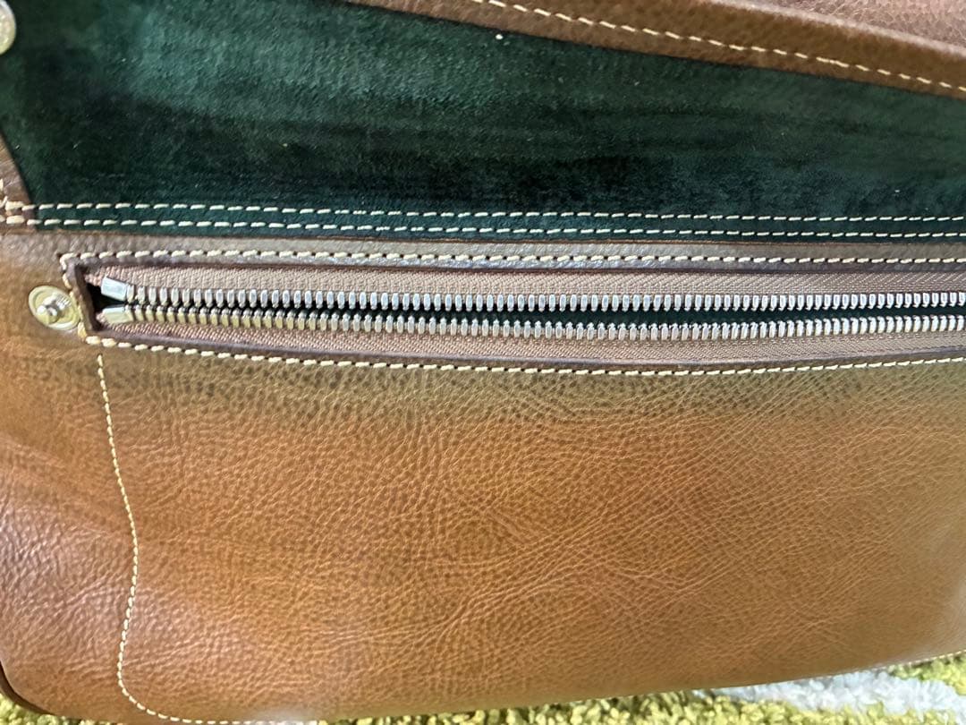 限定値引き！本日のみ！【ルボナー】パパスショルダー　グリージオ