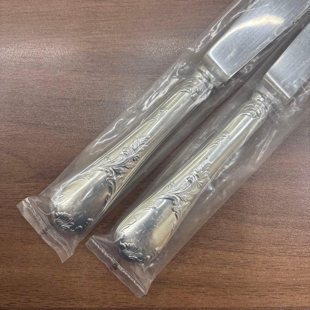 未使用品 クリストフル マルリー ディナーナイフ 2本セット シルバー