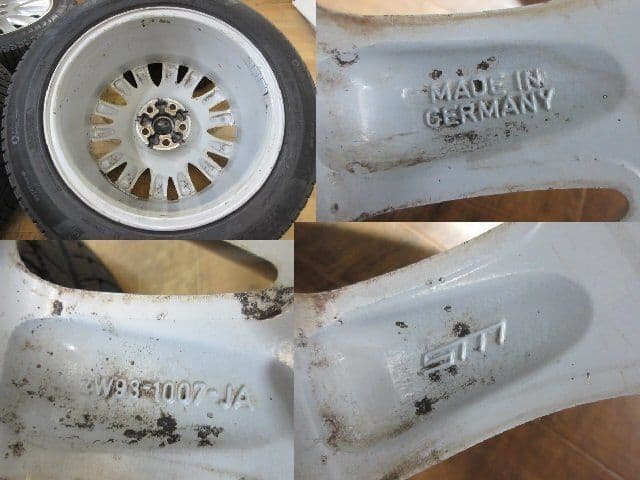 ジャガーXJ8　X350　純正　アルミホイール　スタッドレスタイヤ 4本セット