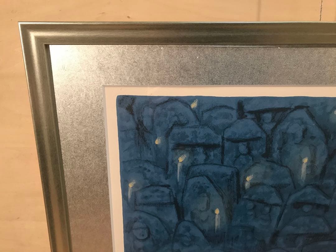 東山魁夷　「千燈会」　リトグラフ　落款・エンボス印・エディション有り