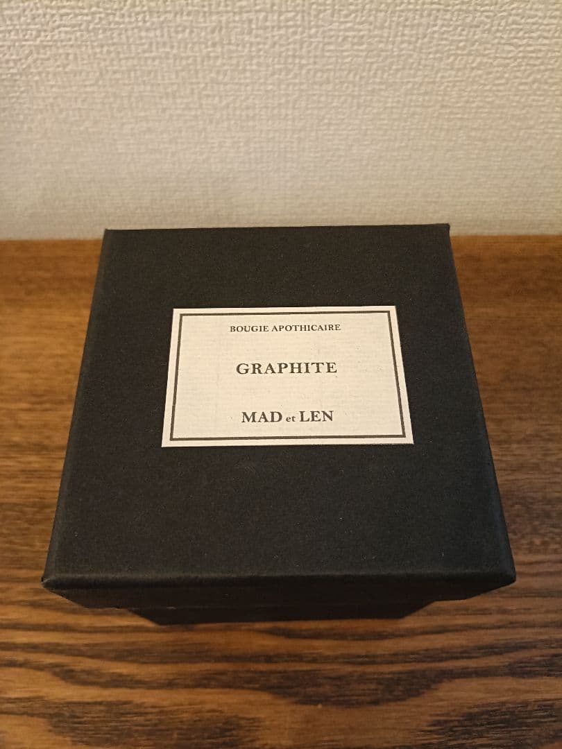 新品 MAD et LEN マドエレン キャンドル GRAPHITE