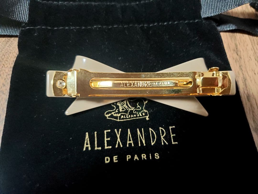 アレクサンドル ドゥ パリ バレッタ 8.5㎝×3㎝