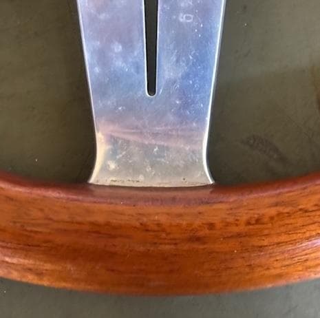 NARDI ウッドステアリング 33cm