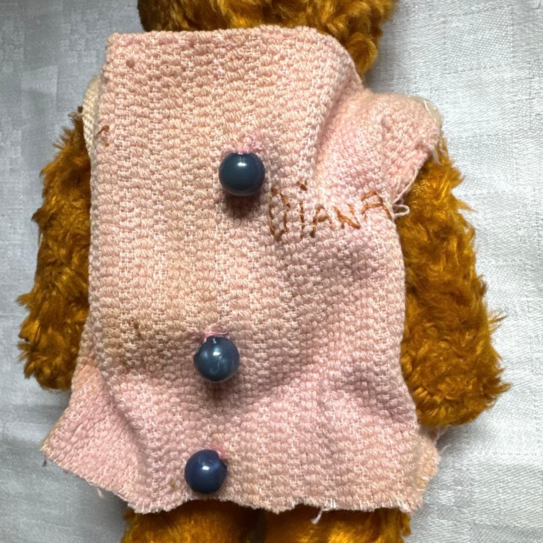 ドイツアンティークベア　ワンピース付き　テディベア　ドイツヴィンテージベア