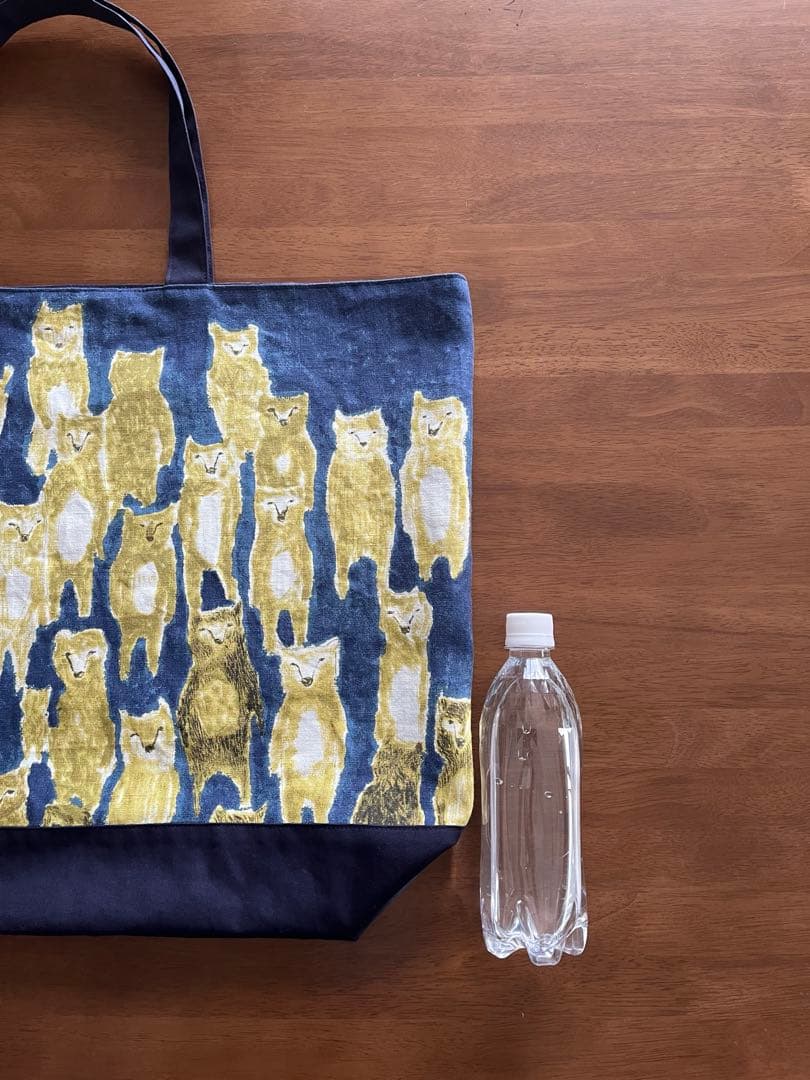 ハンドメイド　大きめトートバッグ　ミナペルホネン alive