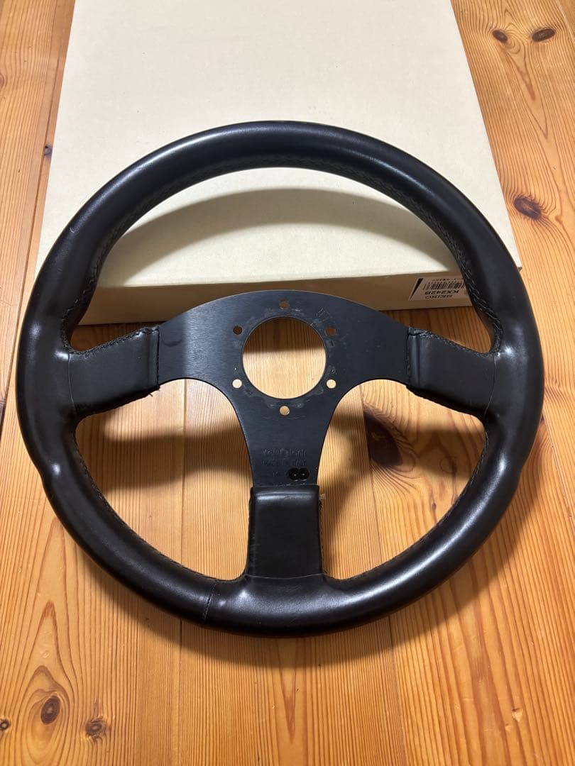 italvolanti IMOLA レザーステアリング35φ ホーンボタン付き！