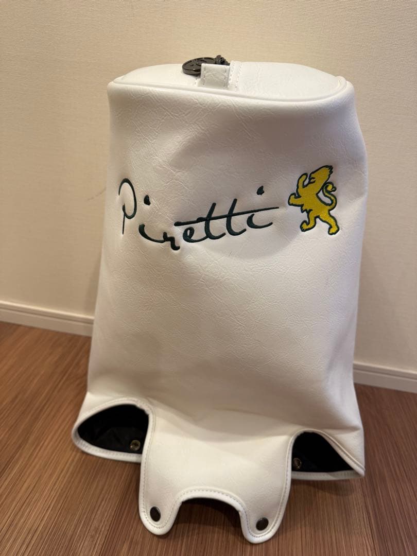 Piretti キャディバッグ ホワイト/グリーン