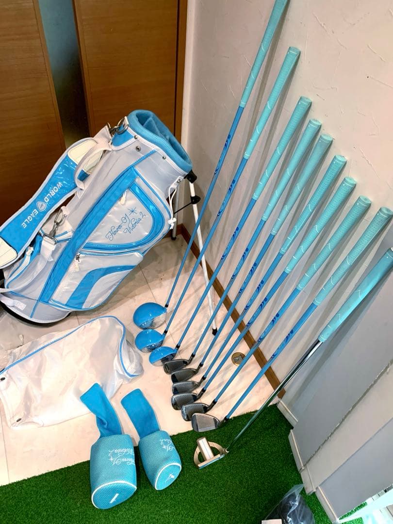 美品　現行品　ワールドイーグル　レディースゴルフクラブ 本格フルセット　プロ推進