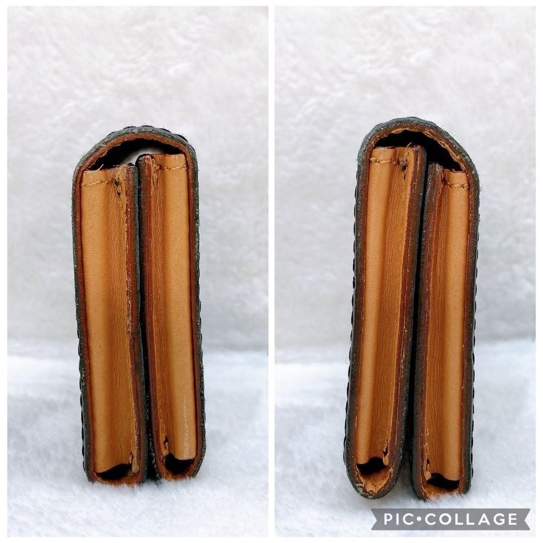 ✨美品✨Felisi フェリージ 名刺入れ クロコ型押し カードケース レザー