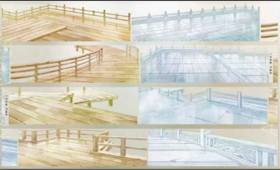 PET 观景台② 4.6cm×5m 125cm/loop 海外マスキングテープ