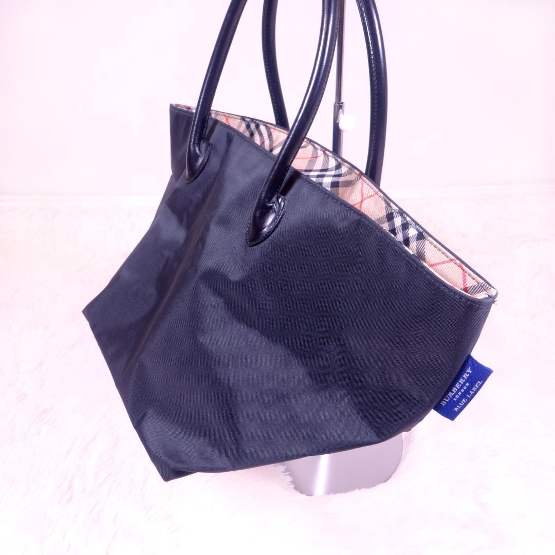 【ほぼ未使用品】✨BURBERRY ブルーレーベル 内ノバチェック ミニトート✨