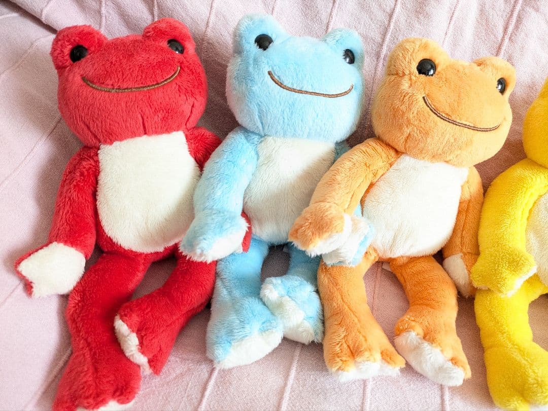 【かえるのピクルス】にじいろピクルス ぬいぐるみ 8種 まとめ売り